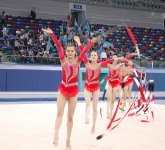 Testing exercises of gymnasts held in Baku in anticipation of European Games (PHOTO)