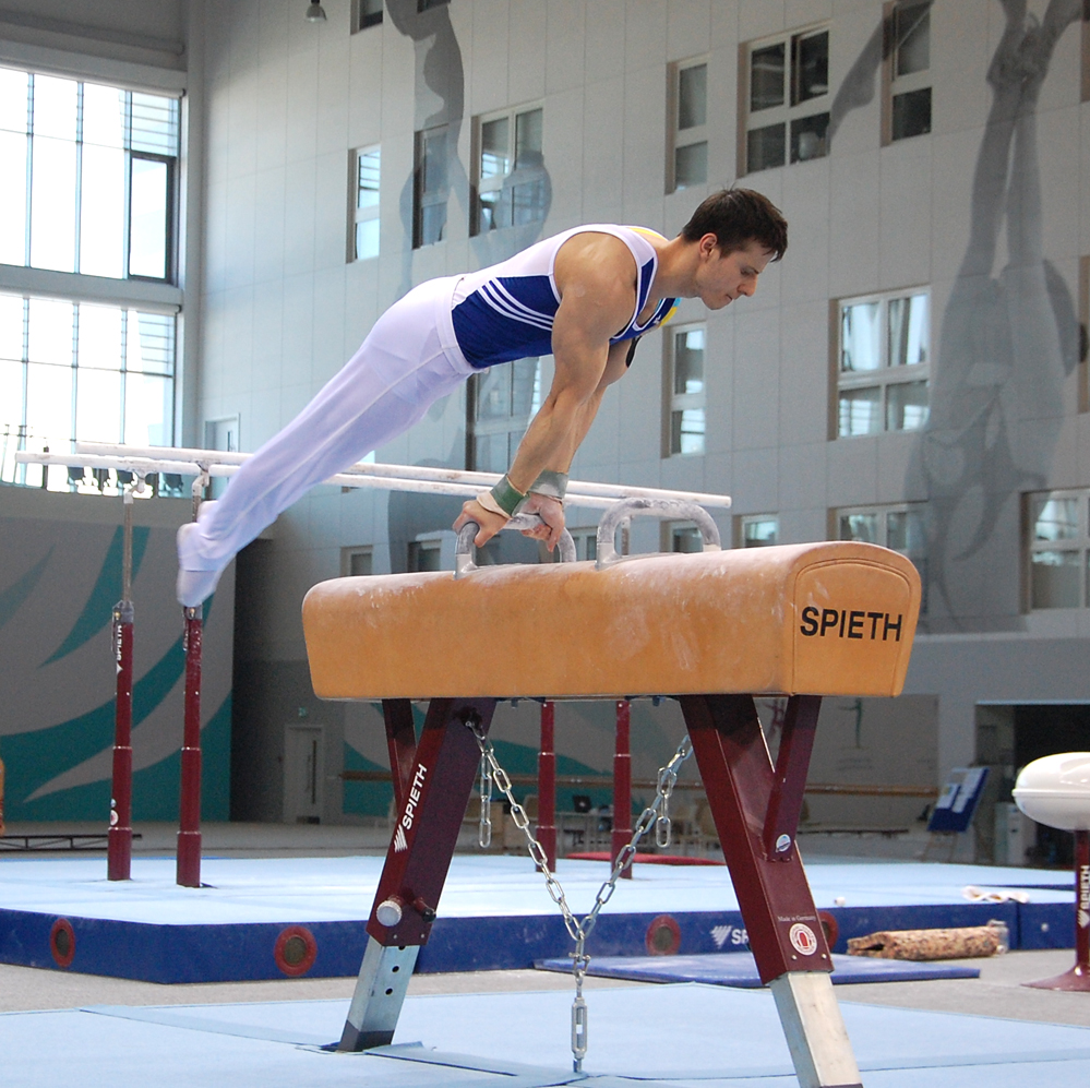 Testing exercises of gymnasts held in Baku in anticipation of European Games (PHOTO)
