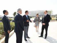 Azerbaijani president and his spouse attend opening of Boyukshor boulevard and park (PHOTO)