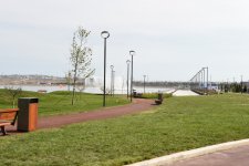 Azerbaijani president and his spouse attend opening of Boyukshor boulevard and park (PHOTO)