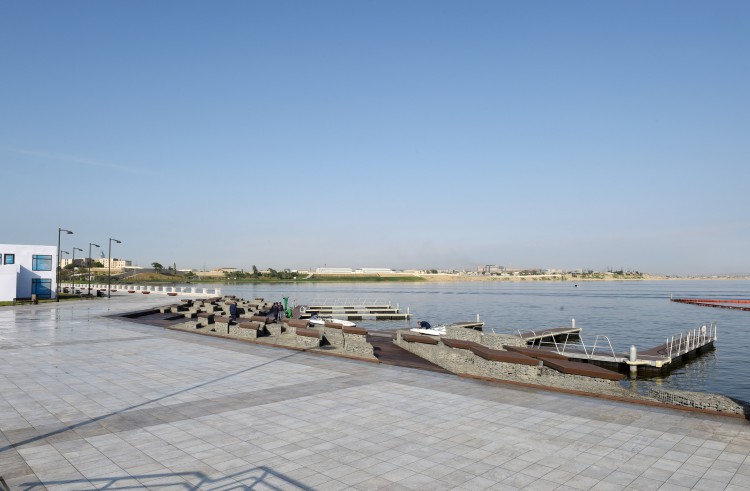 Azerbaijani president and his spouse attend opening of Boyukshor boulevard and park (PHOTO)