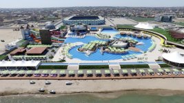 Ilham Aliyev, his spouse attend opening of  recreation and entertainment center (PHOTO)