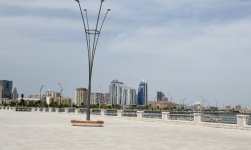 Azerbaijani president and his spouse attend opening of Baku White City boulevard