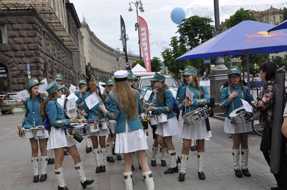 Kiev holds march dedicated to first European Games (PHOTO)