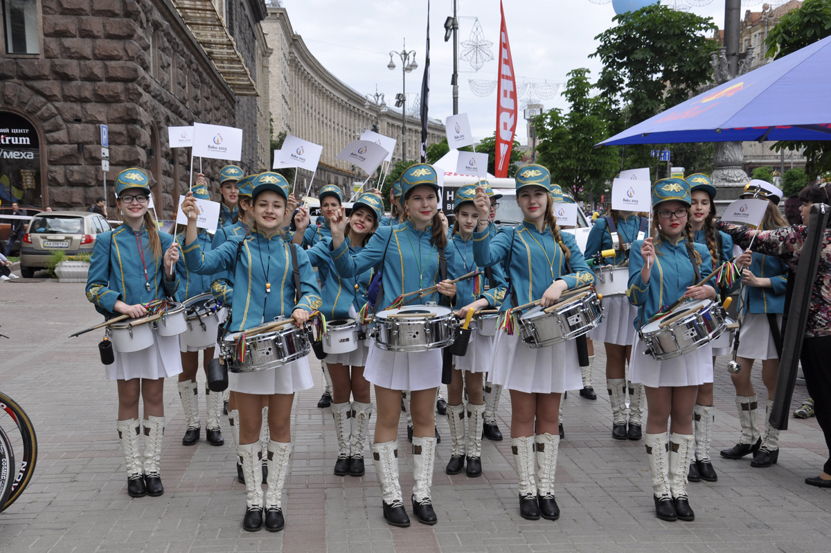 Kiev holds march dedicated to first European Games (PHOTO)