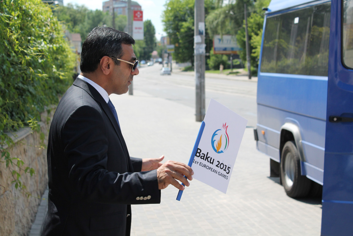 Kiev holds march dedicated to first European Games (PHOTO)