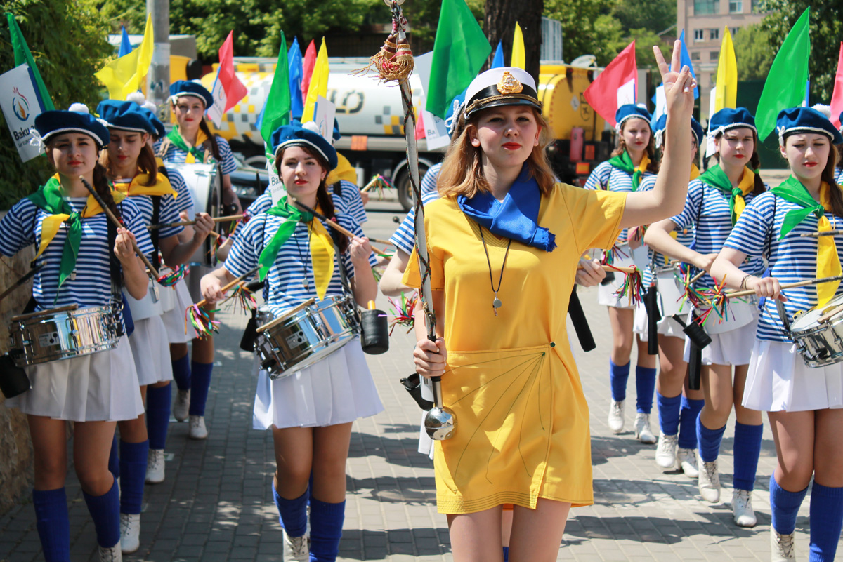 Kiev holds march dedicated to first European Games (PHOTO)