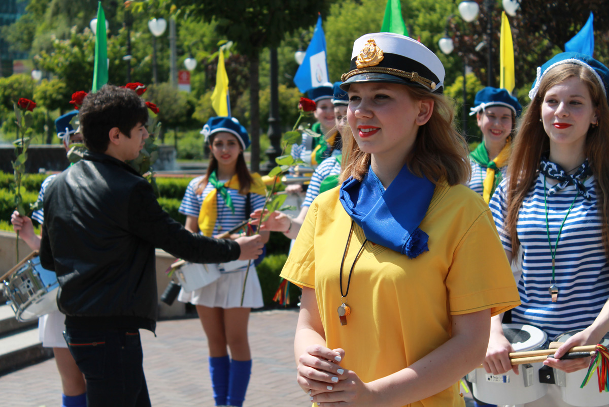 Kiev holds march dedicated to first European Games (PHOTO)