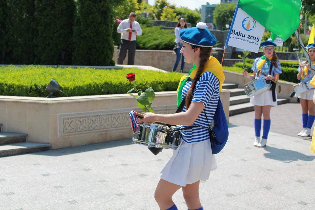 Kiev holds march dedicated to first European Games (PHOTO)