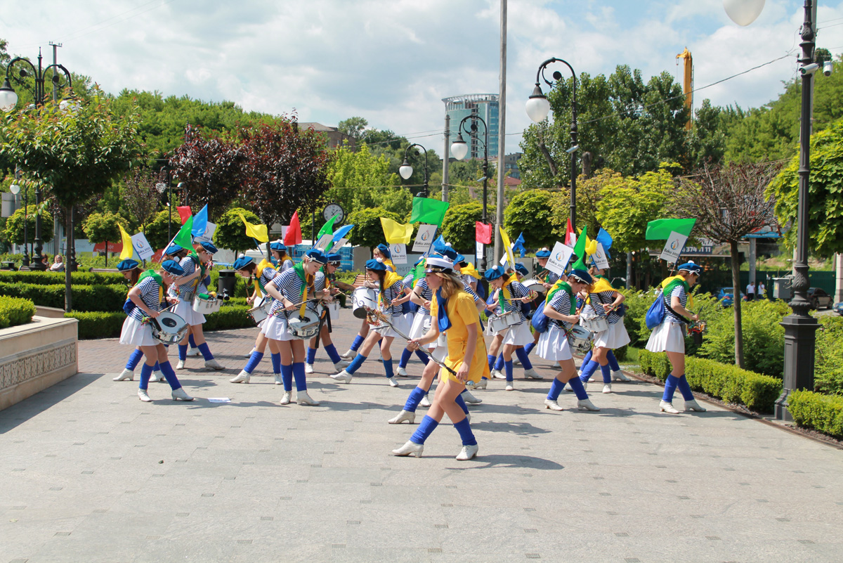 Kiev holds march dedicated to first European Games (PHOTO)