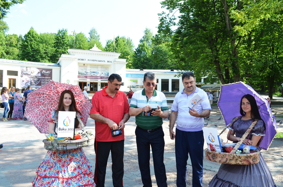 "Baku 2015" celebrated in Ukraine’s resort town (PHOTO)