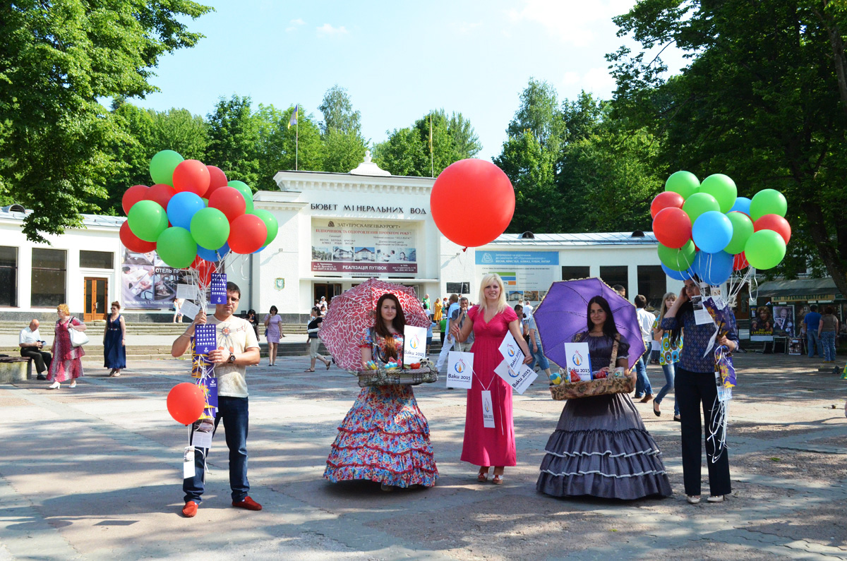 "Baku 2015" celebrated in Ukraine’s resort town (PHOTO)