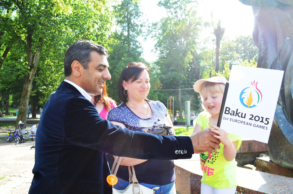 "Baku 2015" celebrated in Ukraine’s resort town (PHOTO)