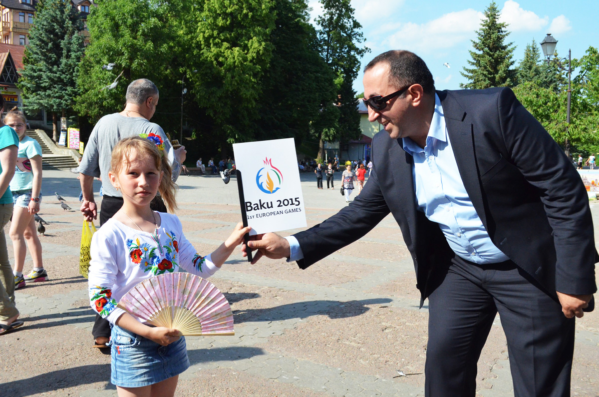 "Baku 2015" celebrated in Ukraine’s resort town (PHOTO)