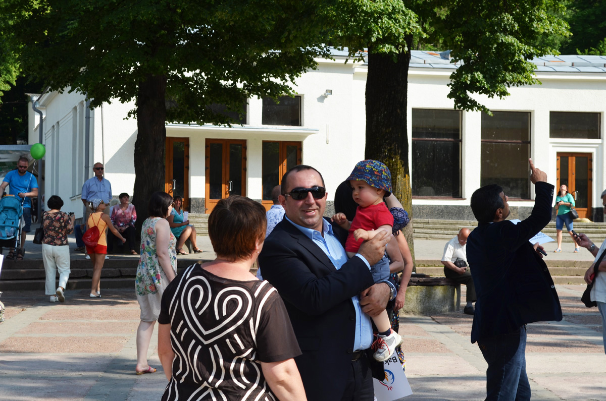 "Baku 2015" celebrated in Ukraine’s resort town (PHOTO)
