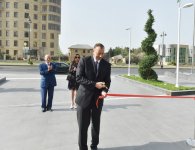 Ilham Aliyev, his spouse attend opening of administrative building of Azerbaijan Boxing Federation and  “Qafqaz Baku Sport Hotel”
