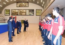 Ilham Aliyev, his spouse attend opening of administrative building of Azerbaijan Boxing Federation and  “Qafqaz Baku Sport Hotel”