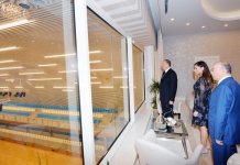 Ilham Aliyev, his spouse attend opening of administrative building of Azerbaijan Boxing Federation and  “Qafqaz Baku Sport Hotel”