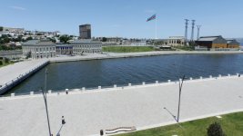 President Ilham Aliyev, his wife  attend opening of Bayil Boulevard