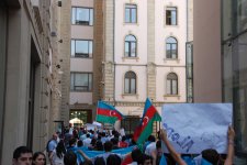 Rally held in front of British embassy in Azerbaijan