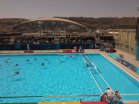 Water polo match kicks off between Azerbaijani and Romanian teams (PHOTO)