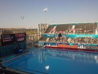 Water polo match kicks off between Azerbaijani and Romanian teams (PHOTO)