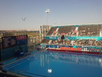 Water polo match kicks off between Azerbaijani and Romanian teams (PHOTO)