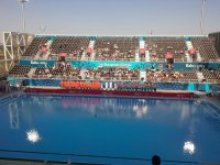 Water polo match kicks off between Azerbaijani and Romanian teams (PHOTO)