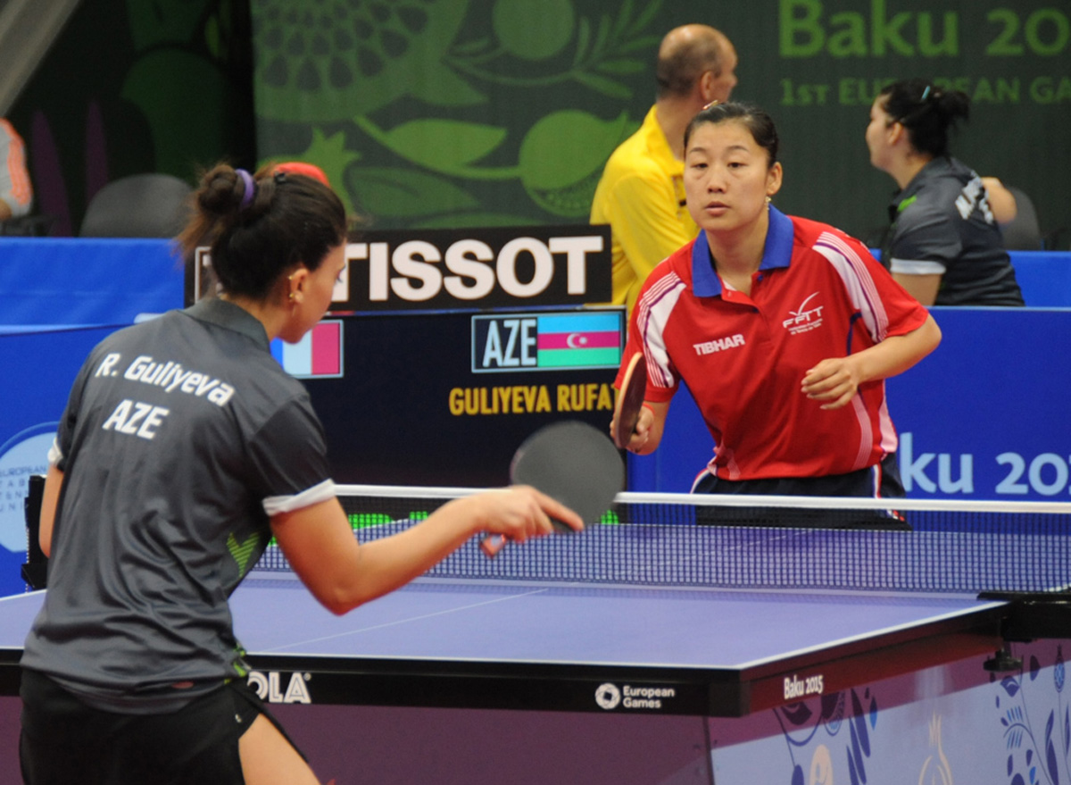 Baku-2015: first results of table tennis competition announced