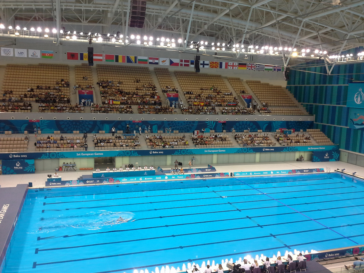 Solo competitions in synchronized swimming start within first European Games Baku 2015 (PHOTO)