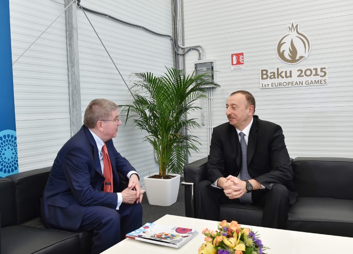 Ilham Aliyev met with President of International Olympic Committee Thomas Bach