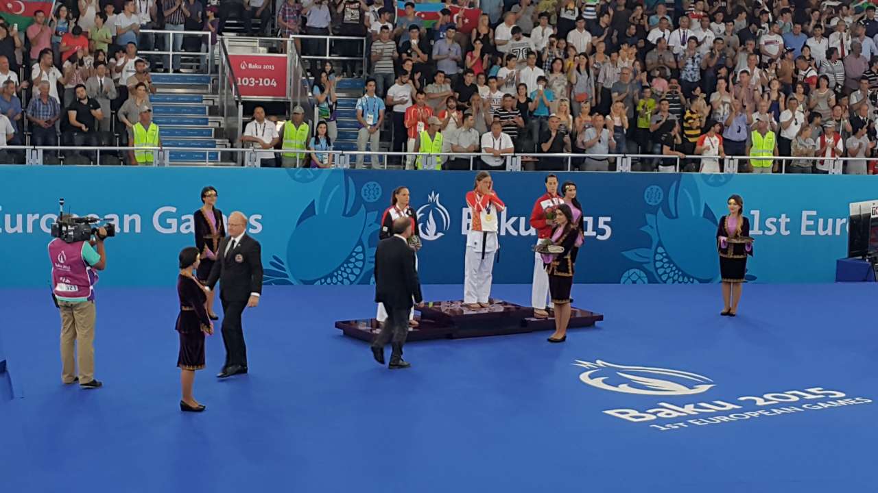 Azerbaijani karateka grabs gold medal (UPDATE)(PHOTO,VIDEO)