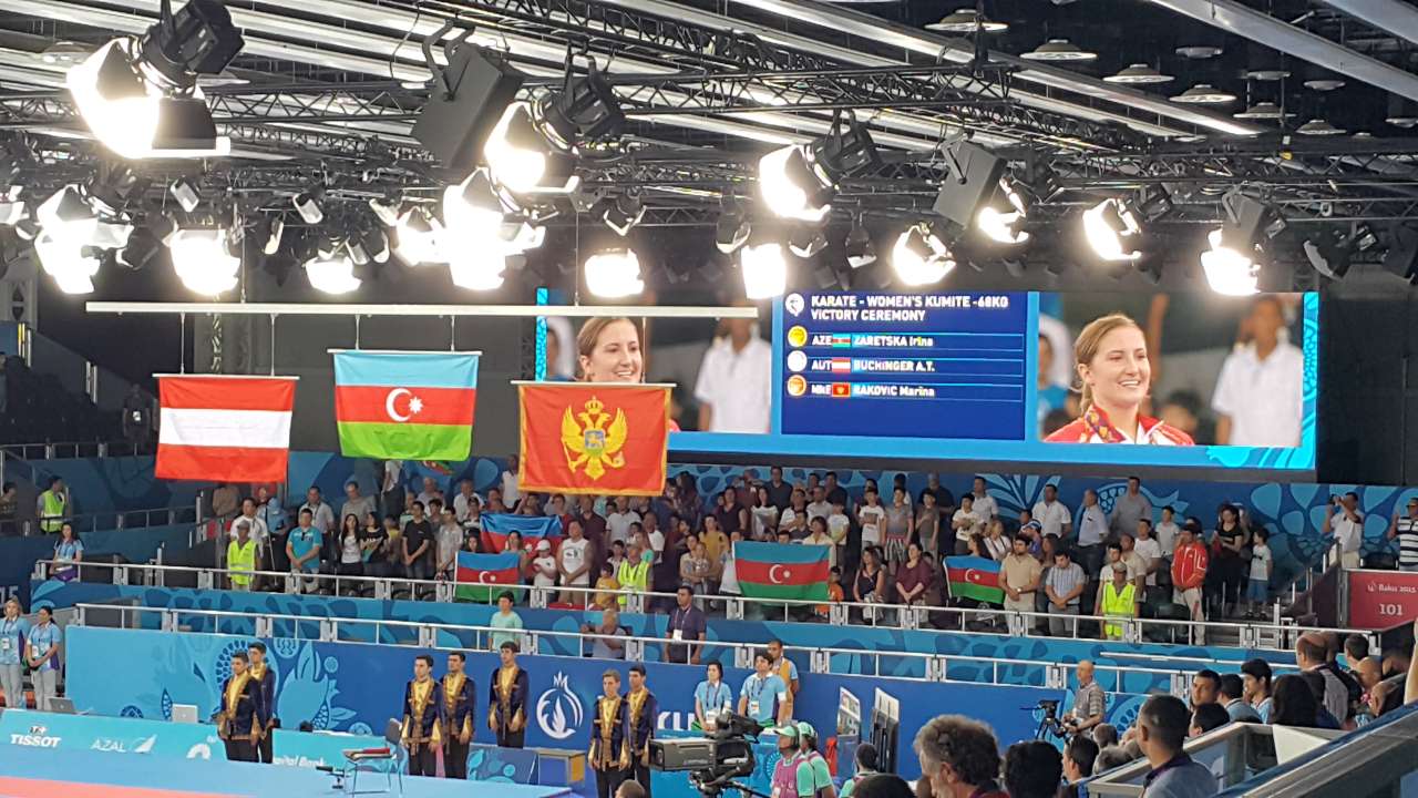 Azerbaijani karateka grabs gold medal (UPDATE)(PHOTO,VIDEO)