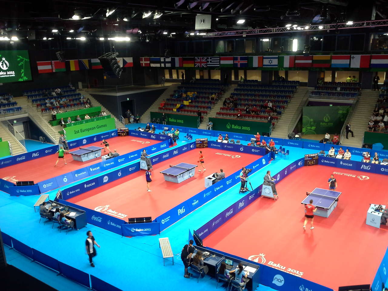 Baku 2015: Quarter finals in men’s table tennis begin