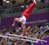 Azerbaijan wins bronze in artistic gymnastics at Baku’s first European Games (PHOTO)