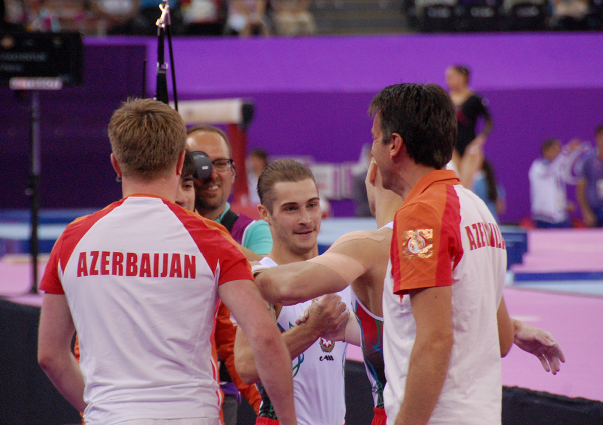 Azerbaijan wins bronze in artistic gymnastics at Baku’s first European Games (PHOTO)