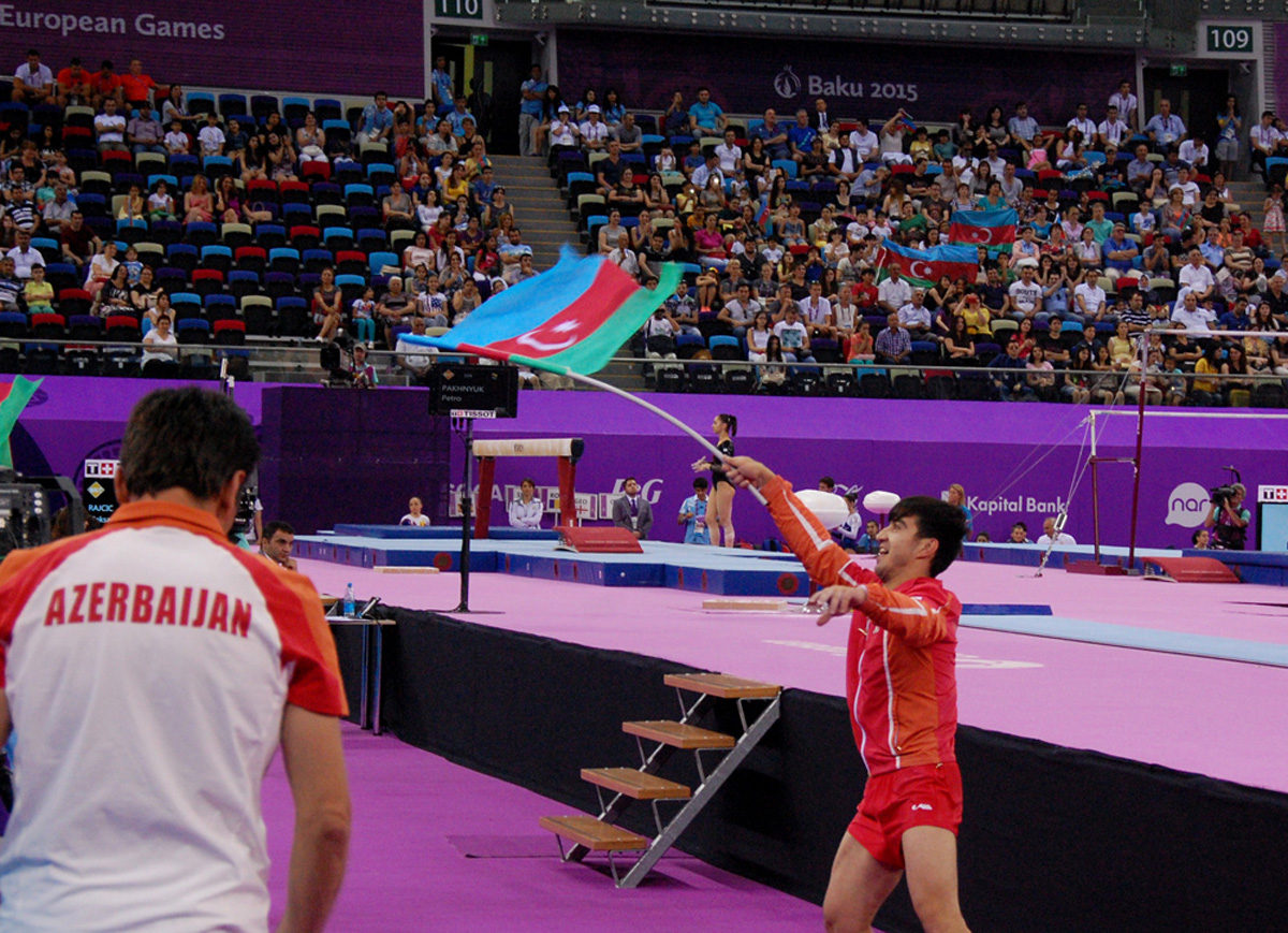 Azerbaijan wins bronze in artistic gymnastics at Baku’s first European Games (PHOTO)