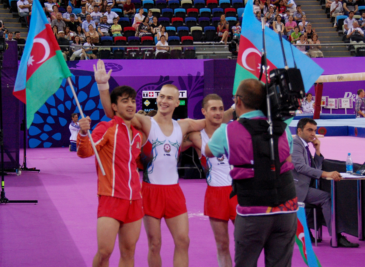 Azerbaijan wins bronze in artistic gymnastics at Baku’s first European Games (PHOTO)