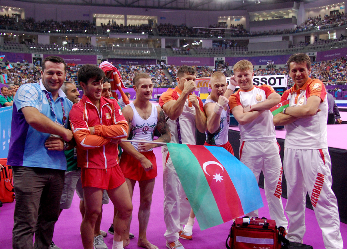 Azerbaijan wins bronze in artistic gymnastics at Baku’s first European Games (PHOTO)