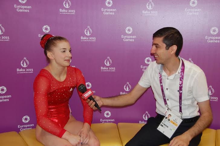 British gymnast says Azerbaijan created excellent conditions for sport (PHOTO)