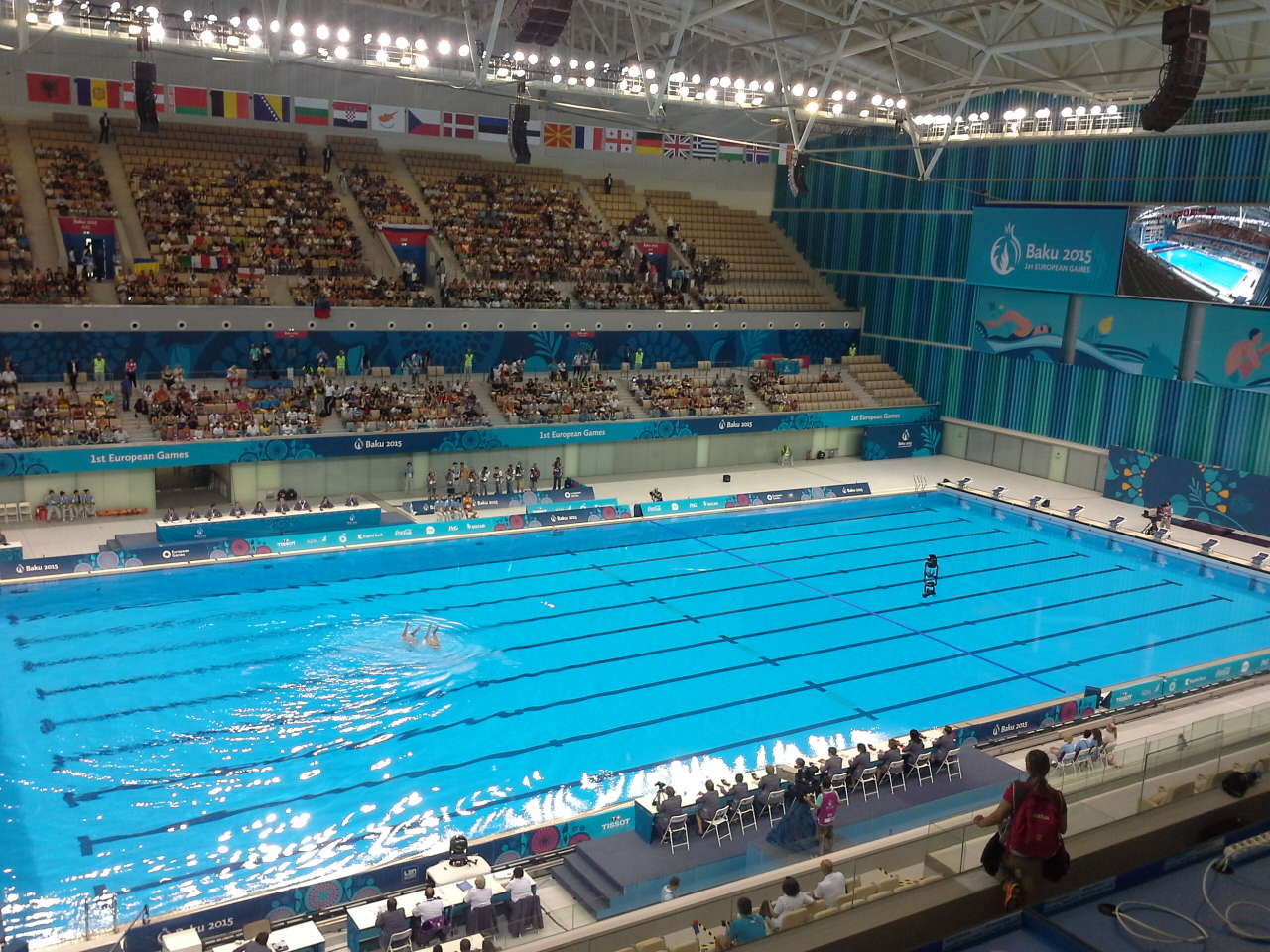 Synchronized swimming finals start at Baku’s first European Games (PHOTO)