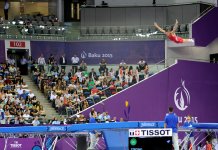 Trampoline events continue at Baku 2015 (PHOTO)
