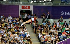 Trampoline events continue at Baku 2015 (PHOTO)