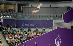 Trampoline events continue at Baku 2015 (PHOTO)