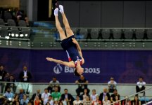 Trampoline events continue at Baku 2015 (PHOTO)