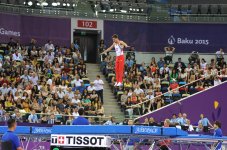 Trampoline events continue at Baku 2015 (PHOTO)