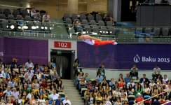 Trampoline events continue at Baku 2015 (PHOTO)