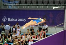 Trampoline events continue at Baku 2015 (PHOTO)