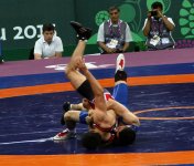 Baku 2015: Azerbaijani wrestler defeats Armenian athlete, advances to semifinals (PHOTO)(VIDEO)