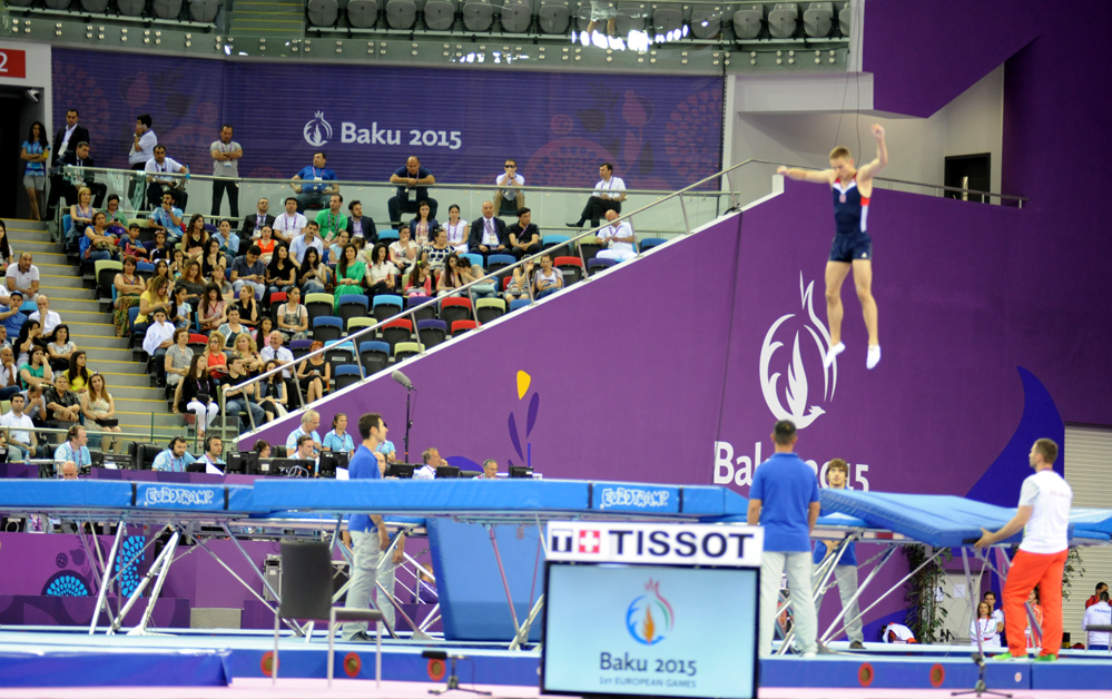 Trampoline events continue at Baku 2015 (PHOTO)